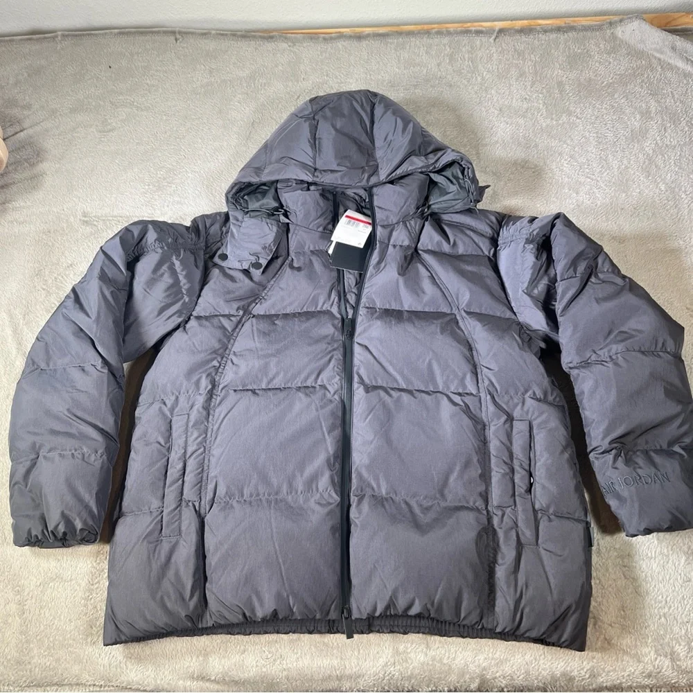 Nike‎ Air Jordan Down Jacket Therma Fit Anthracite FV7219-060 Men’s Size Large